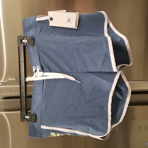 💕RIP CURL💕 Surf Revival 3" Boardshort ~ Swim Coverup Shorts Blue Large L NWT - Picture 8 of 16